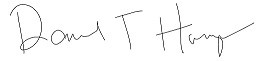 Dr Harvey's Signature